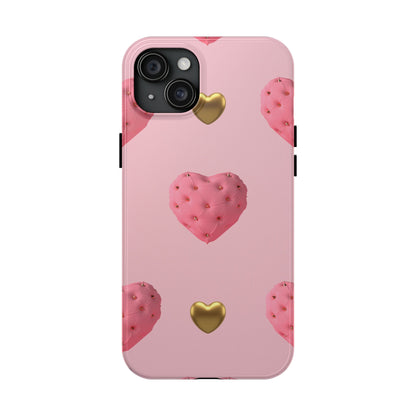 Heart of Gold Pink Phone Case