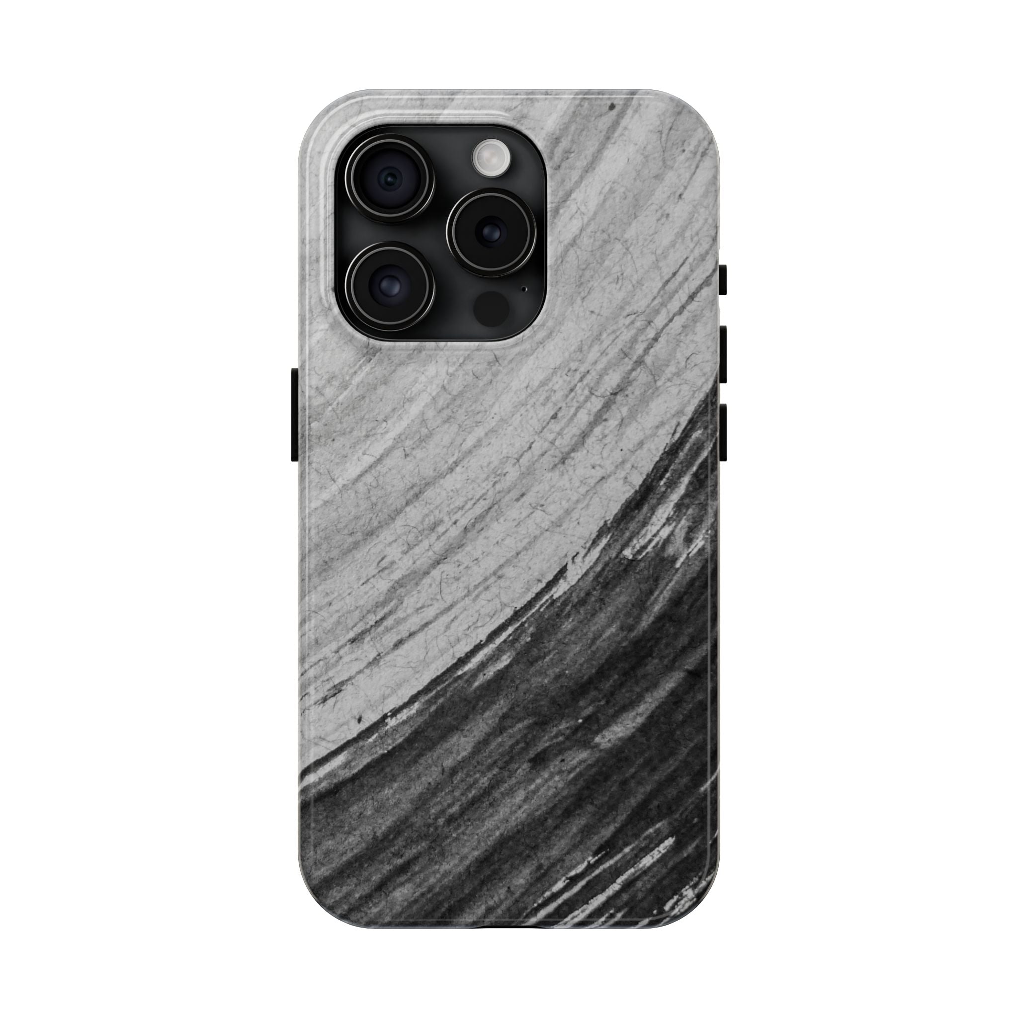 Black & Gray Phone Case (Apple & Android)