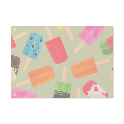 Popsicle Glass Cutting Board