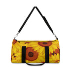 Bolsa de lona de girasoles en plena floración 