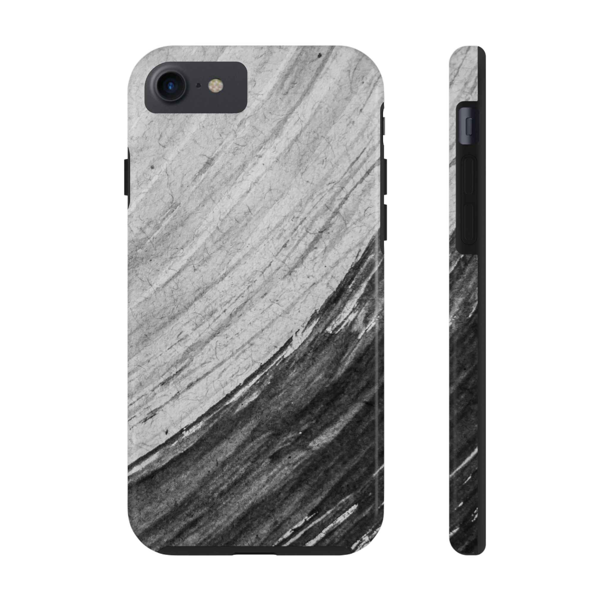 Black & Gray Phone Case (Apple & Android)
