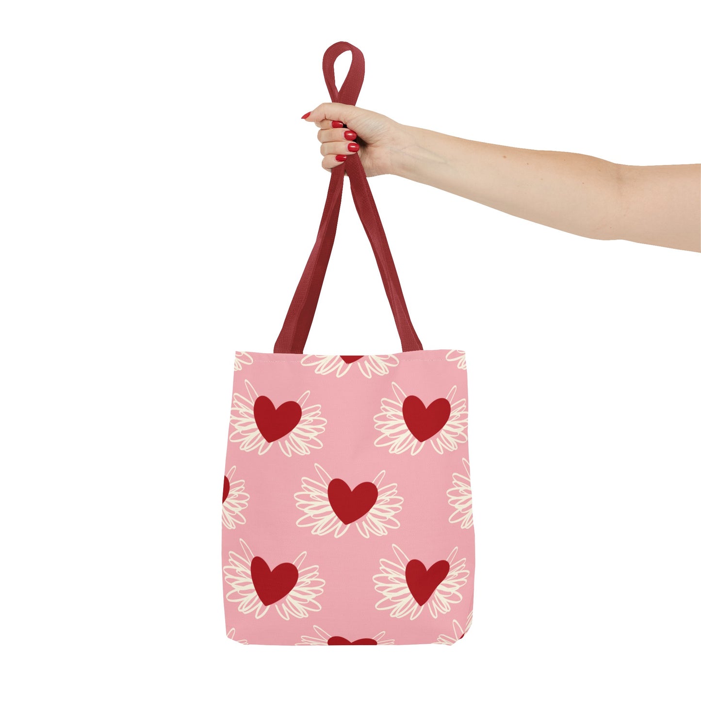 Valentine Hearts Tote Bag