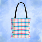 Colorful Rainbow Lines Tote Bag