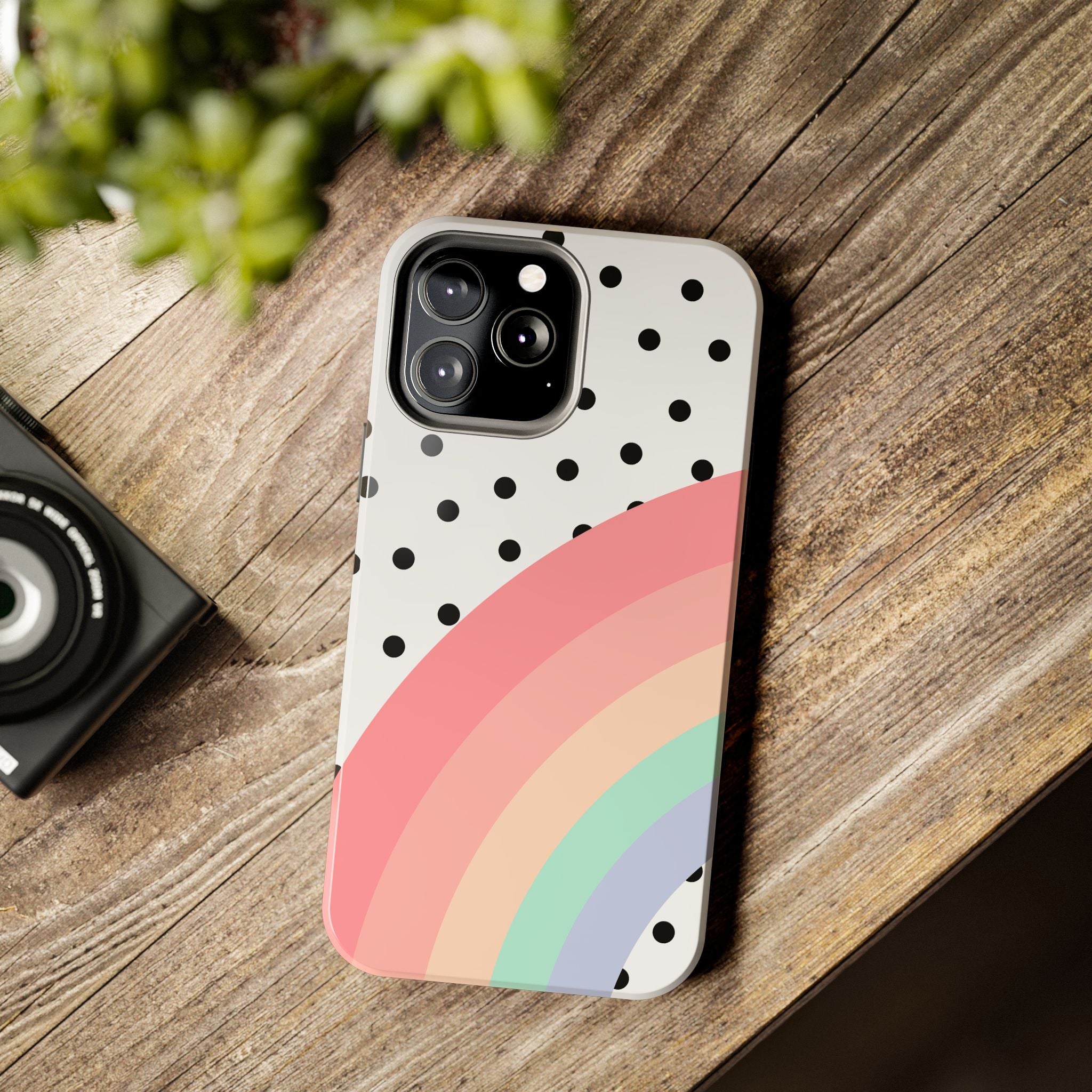 Polka Dot Rainbow Phone Case (Apple & Android)
