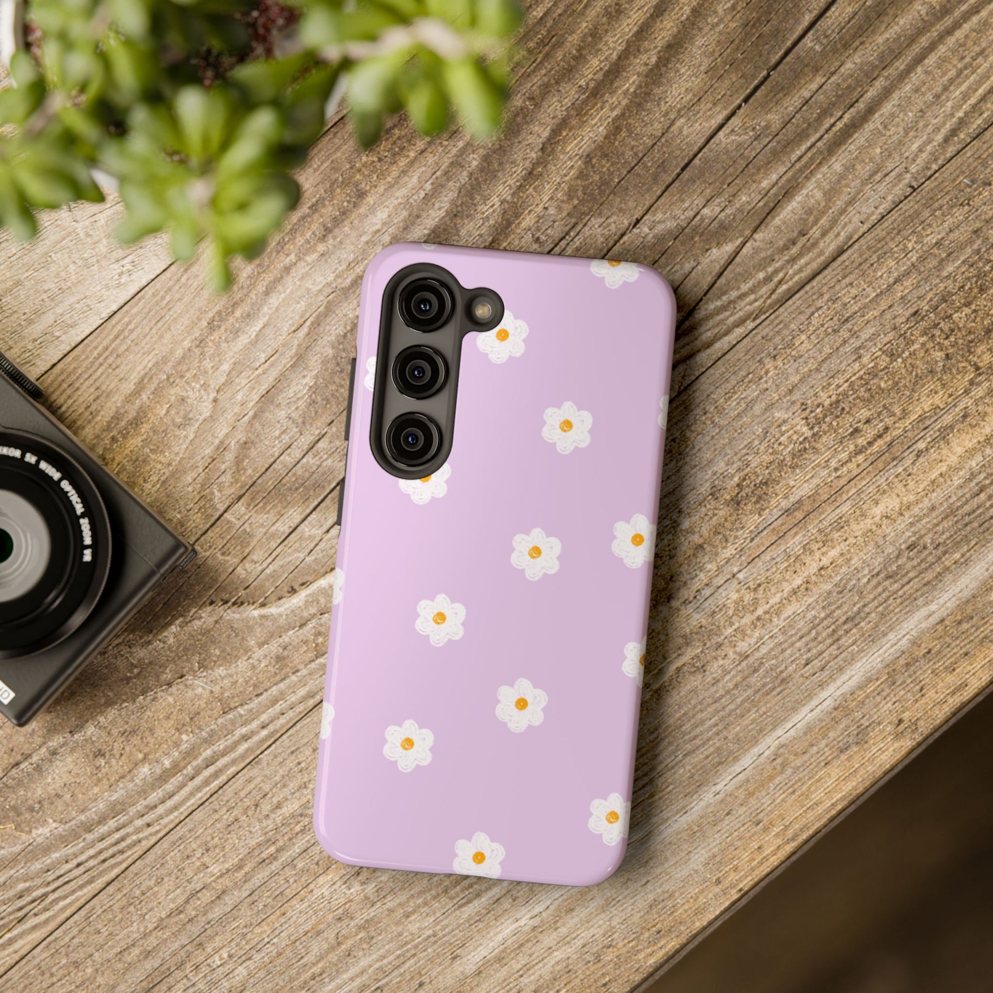 Purple and Mini Flowers Phone Case (Apple & Android)