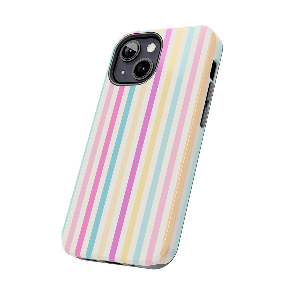 Pastel Candy Stripes Phone Cases (Apple & Android)