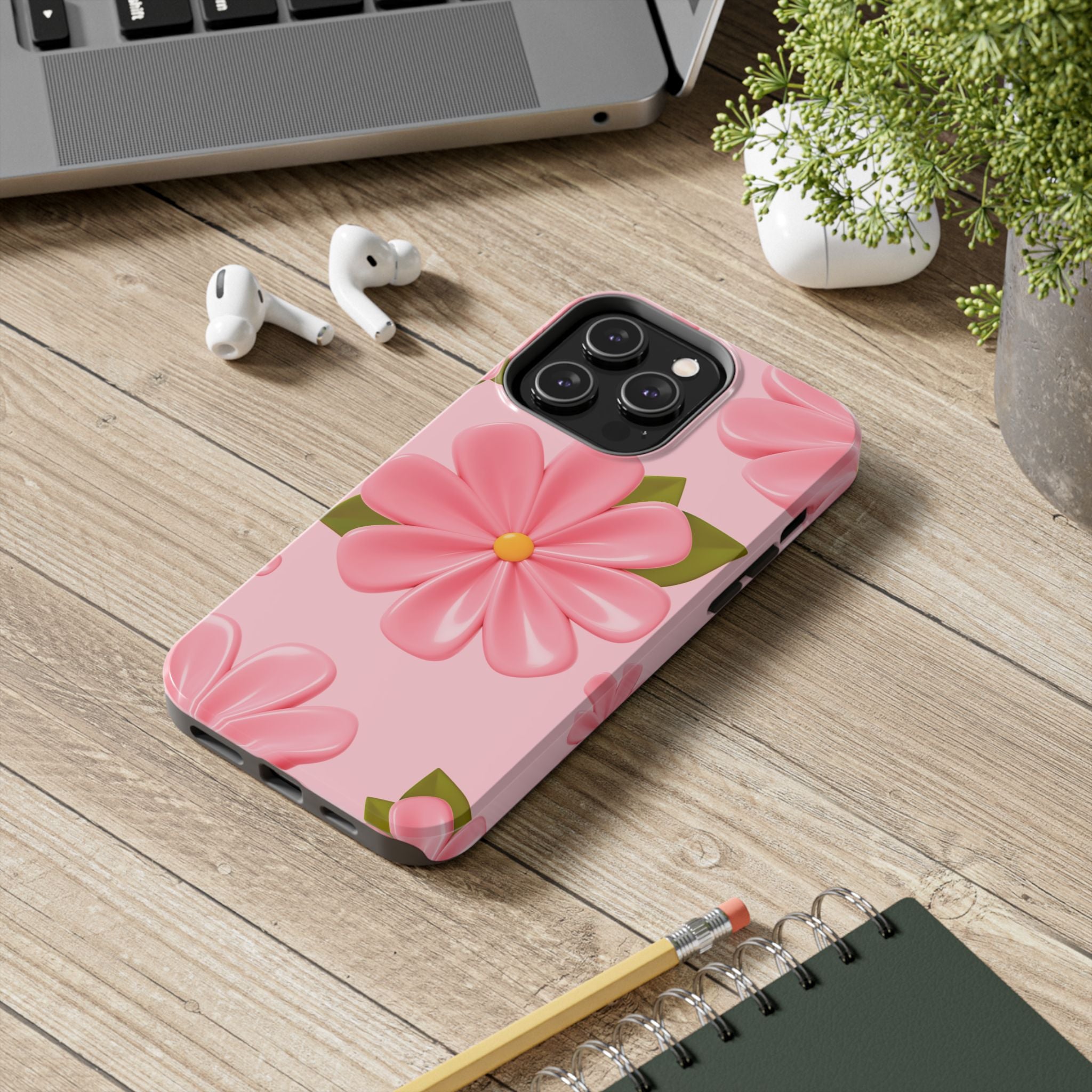 Pink Petal Flower Phone Case (Apple & Android)