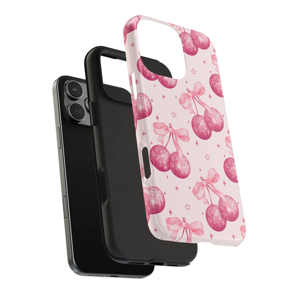 Disco Cherries Phone Case (Apple & Android) - Pink Sweetheart