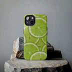 Green Citrus Lime Phone Case (Apple & Android) - Pink Sweetheart