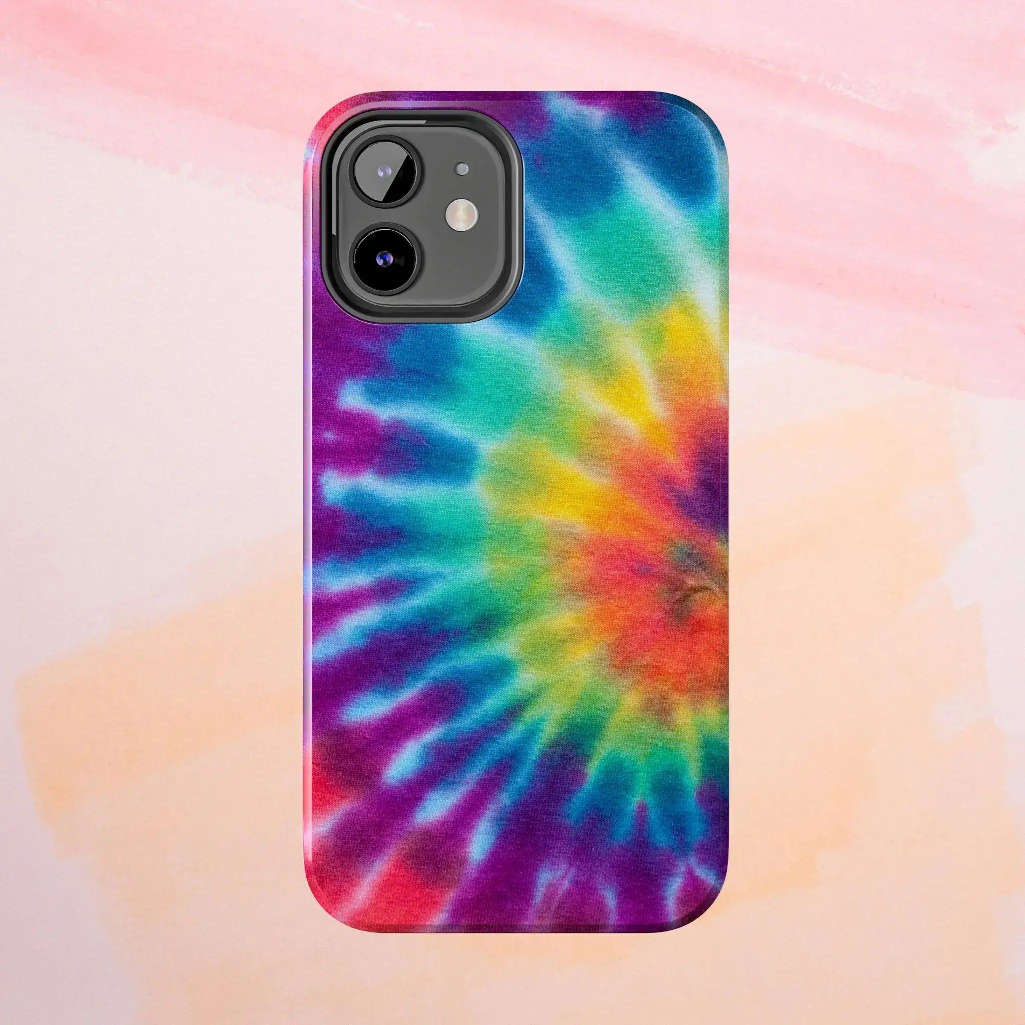 Groovy Tie Dye Phone Case (Apple & Android) - Pink Sweetheart