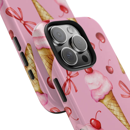 Cherry on Top Ice Cream Phone Case