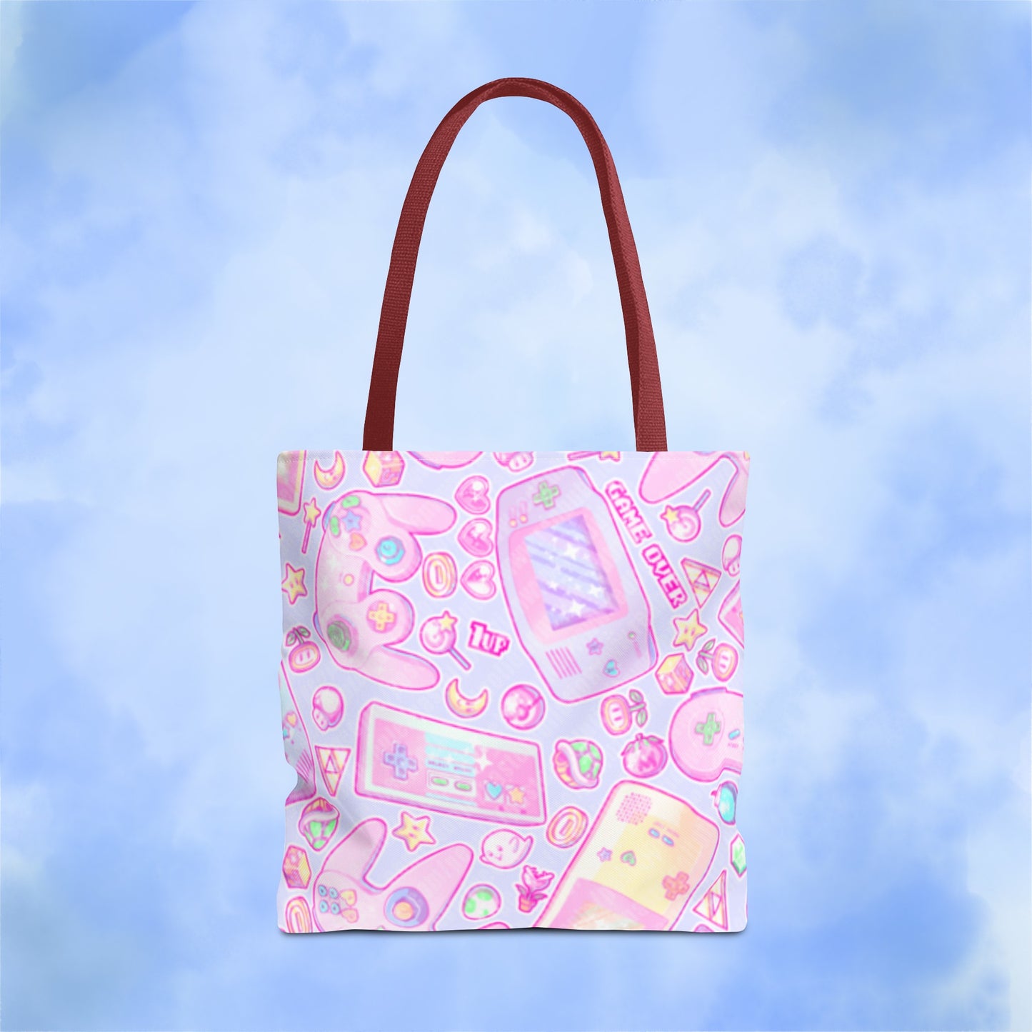 Pink Pastel Gamer Girl Tote Bag