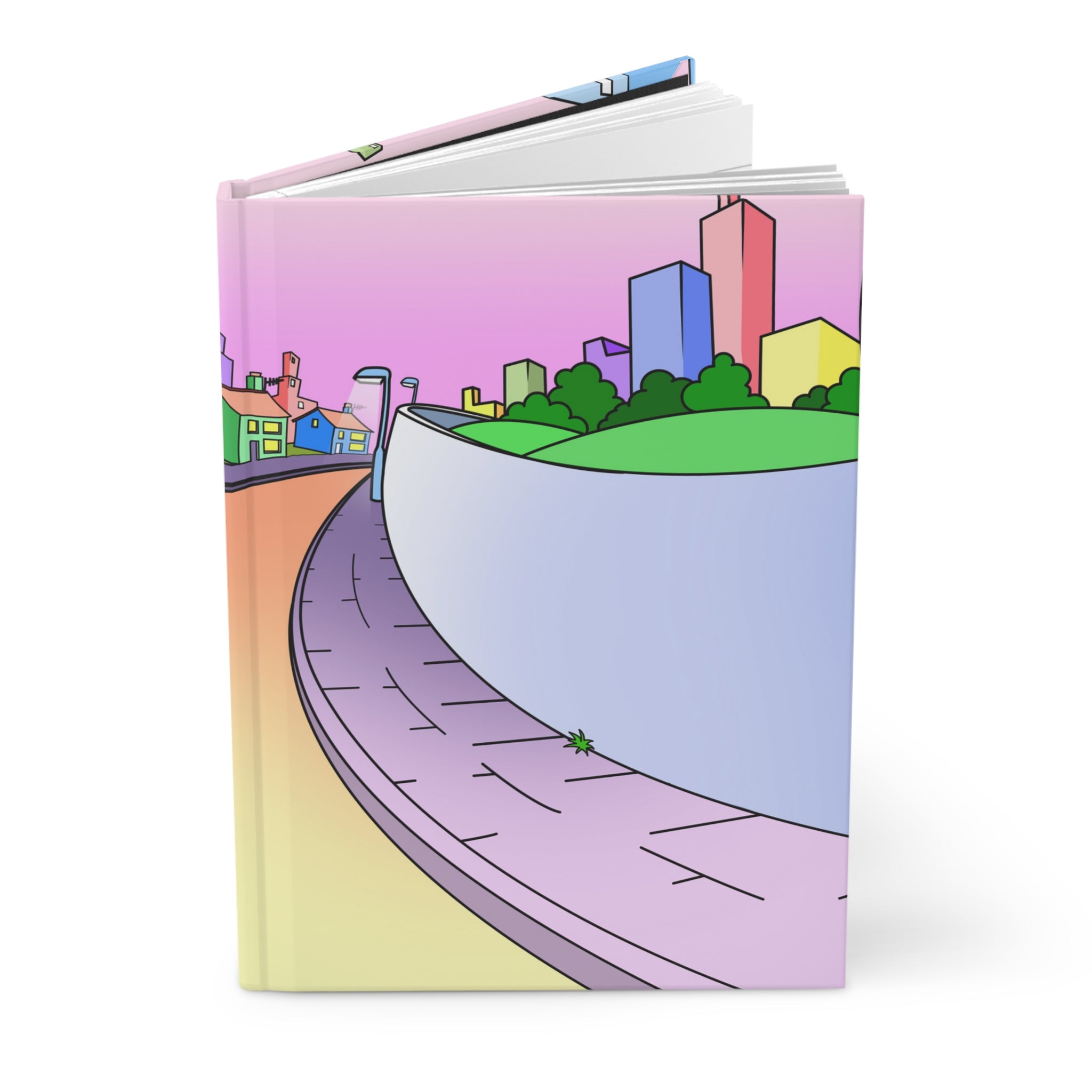 Ride Through Town Hardcover Matte Journal
