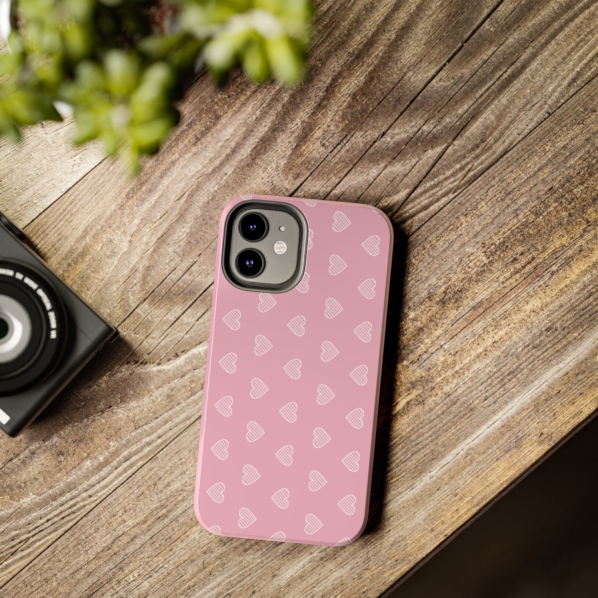 Infinite Pink Hearts Phone Case (Apple & Android)