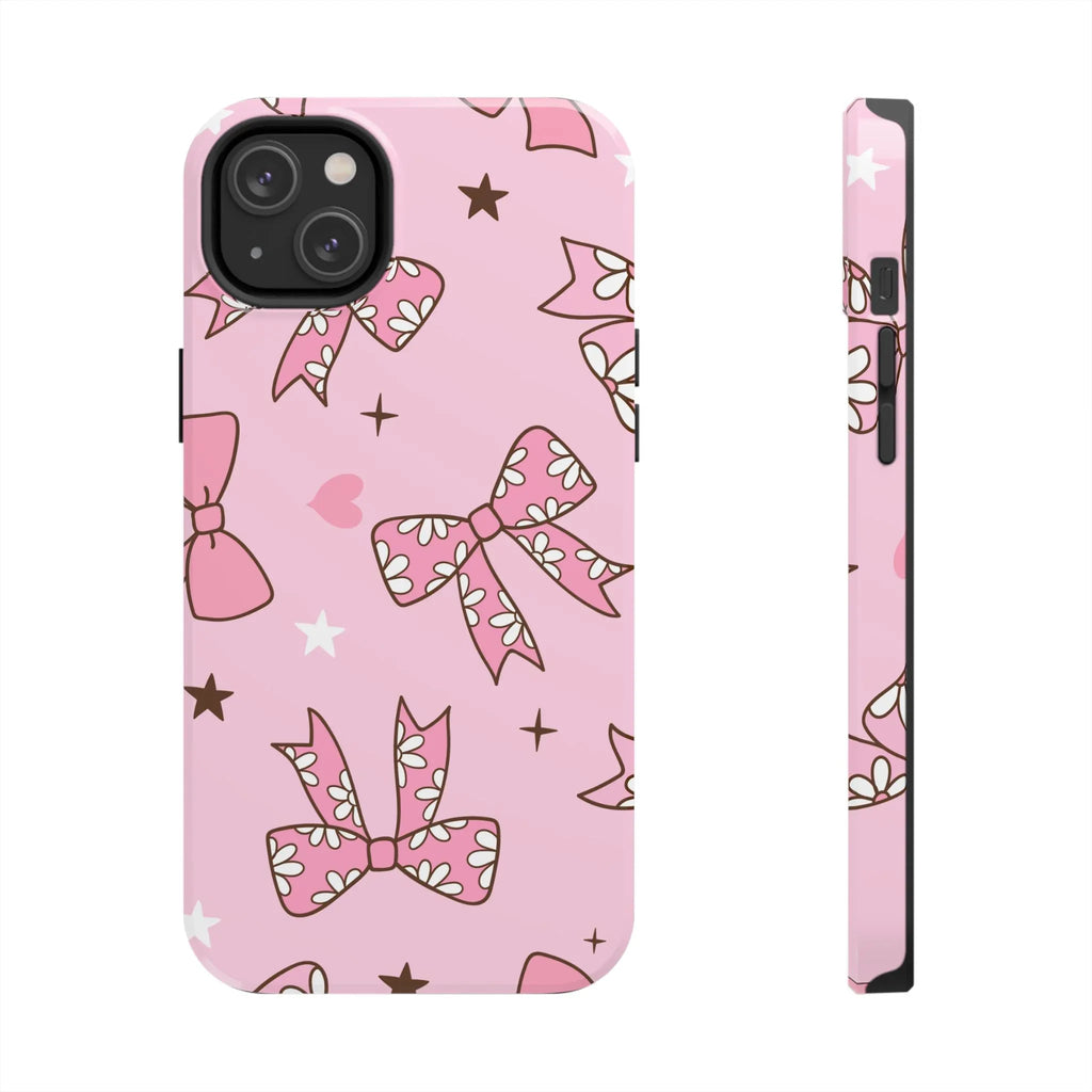 Pretty Pink Bows Phone Case (Apple & Android) - Pink Sweetheart