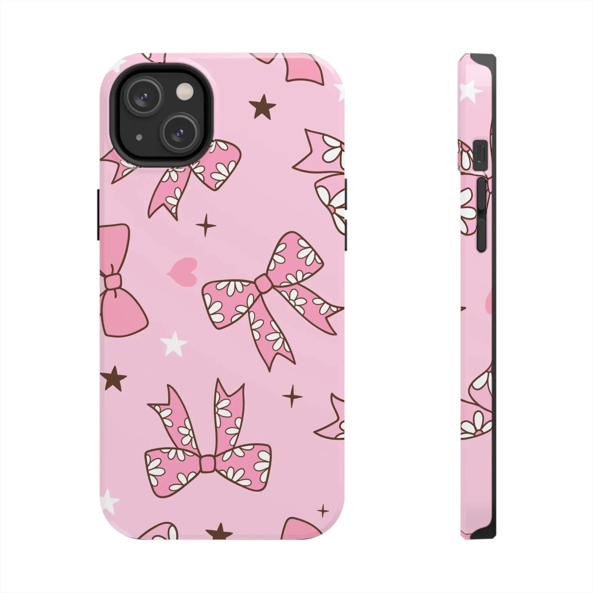 Pretty Pink Bows Phone Case (Apple & Android) - Pink Sweetheart