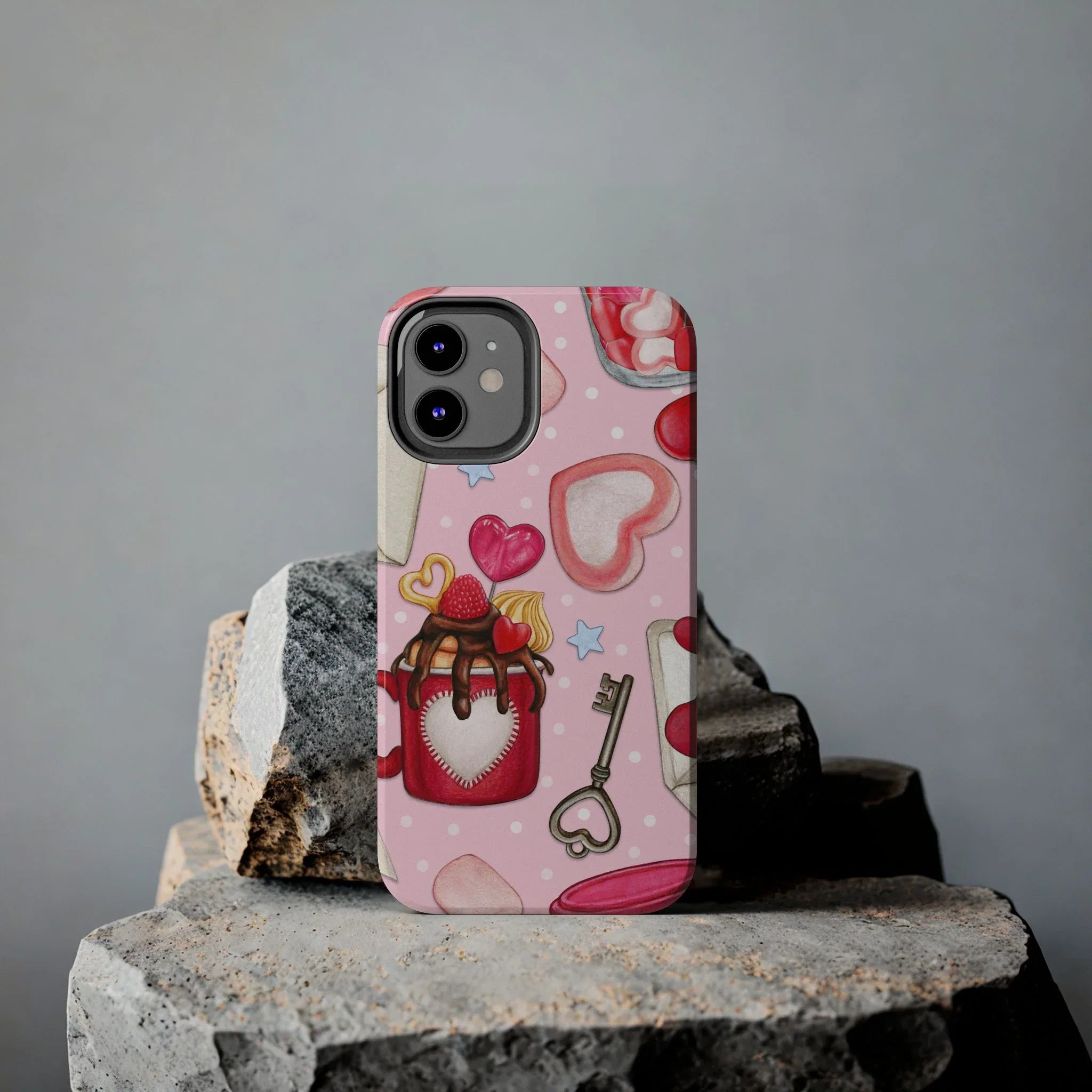 Goodies for My Sweetheart Phone Case (Apple & Android) - Pink Sweetheart