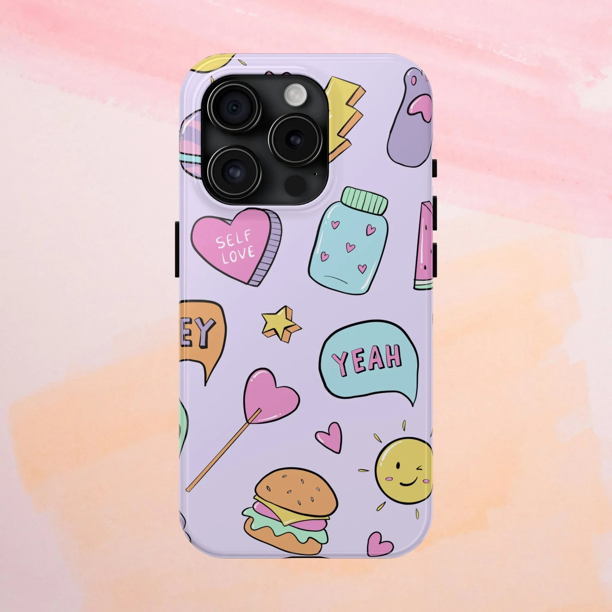 Kawaii Cute Collection Phone Case (Apple & Android) - Pink Sweetheart