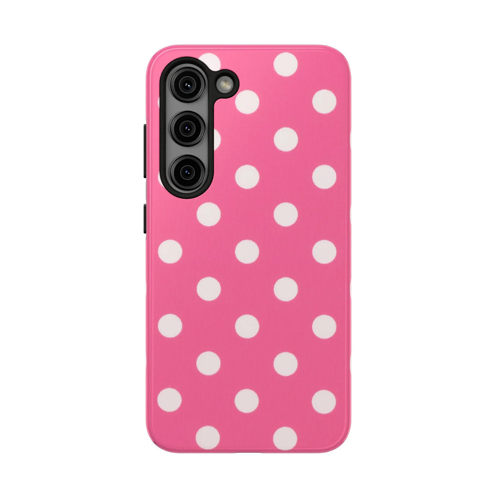Pink Polka Dot Phone Case (Apple & Android) - Pink Sweetheart