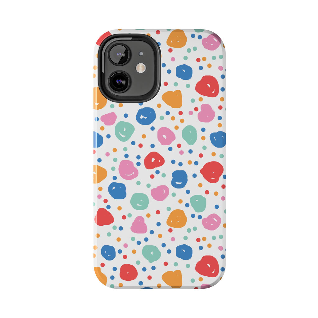 Seamless Hand Drawn Polka Phone Case (Apple & Android)