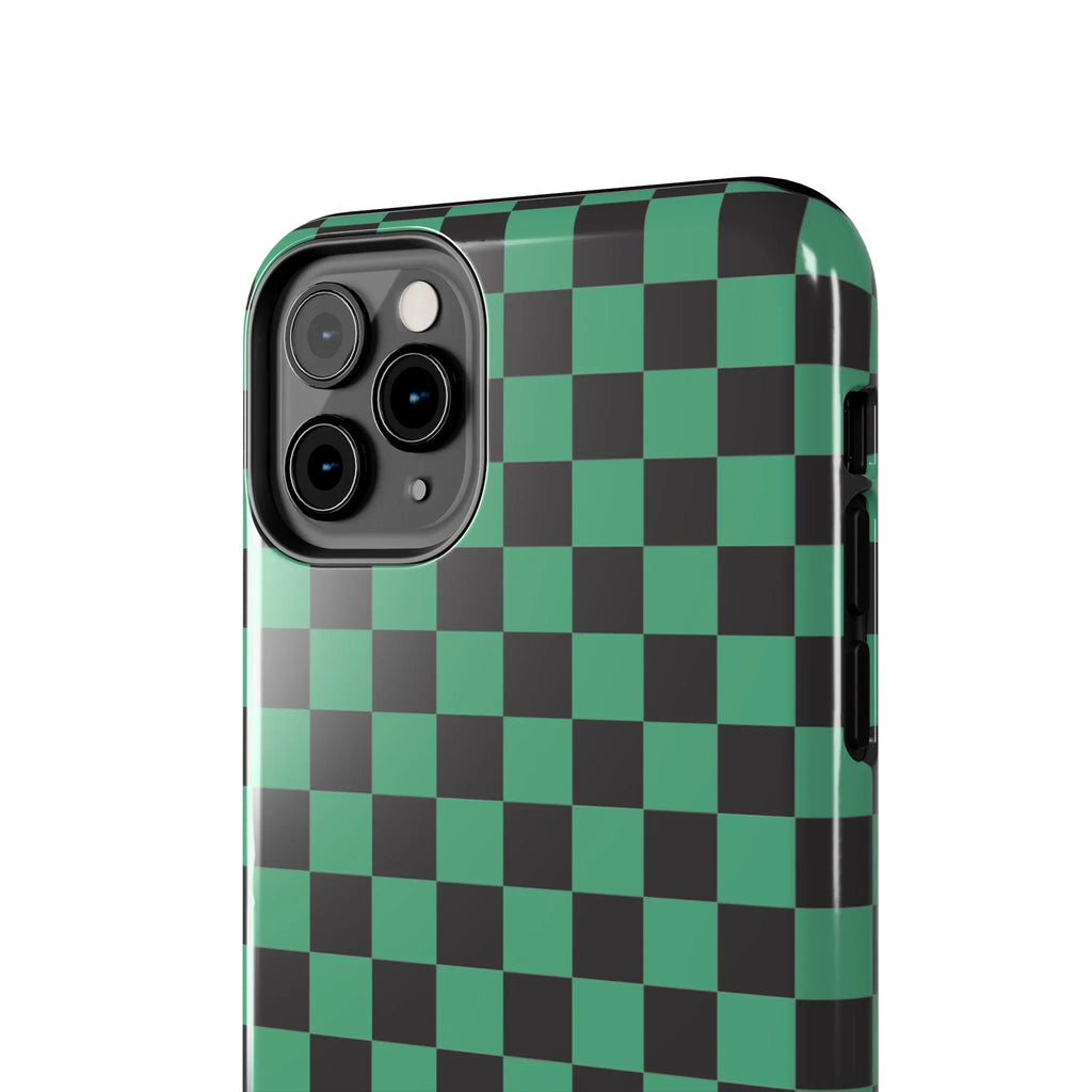 Checkered Kimono Tough Phone Case (Apple & Android) - Pink Sweetheart