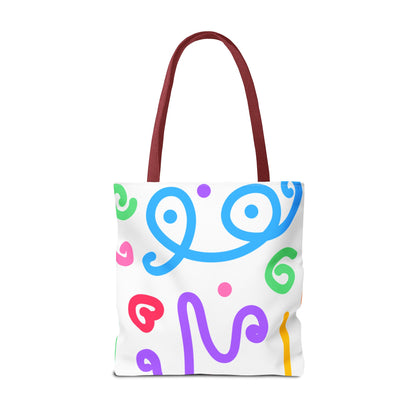 Colorful Doodles Tote Bag