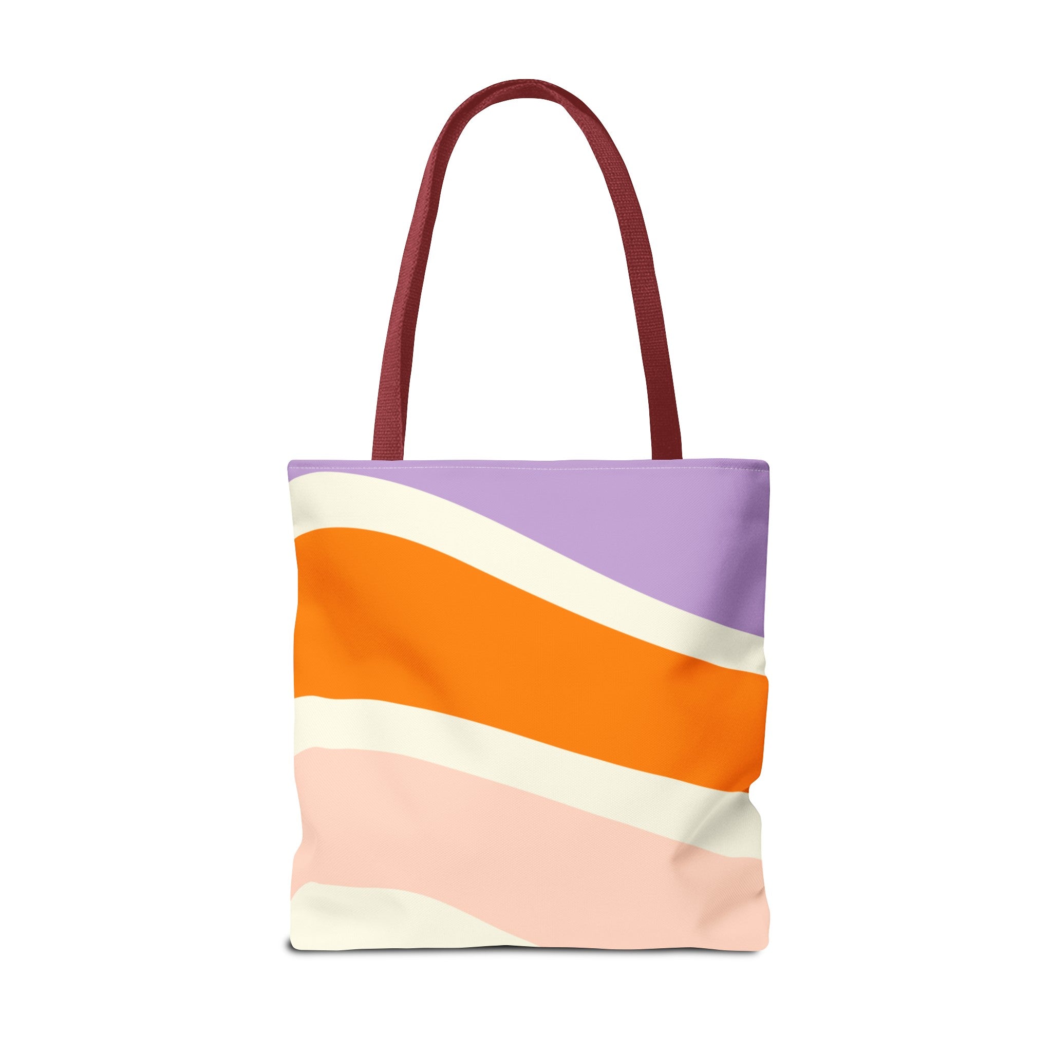 Retro Color Wave Tote Bag