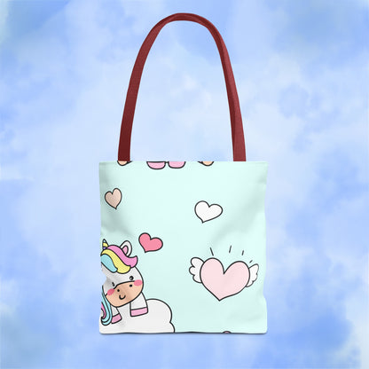 Cute Chibi Unicorn Tote Bag