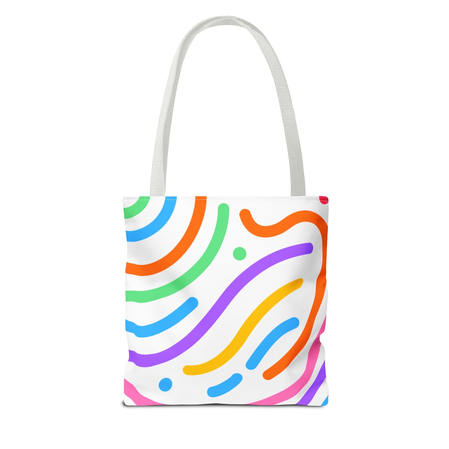 Colorful Doodle Swirl Tote Bag