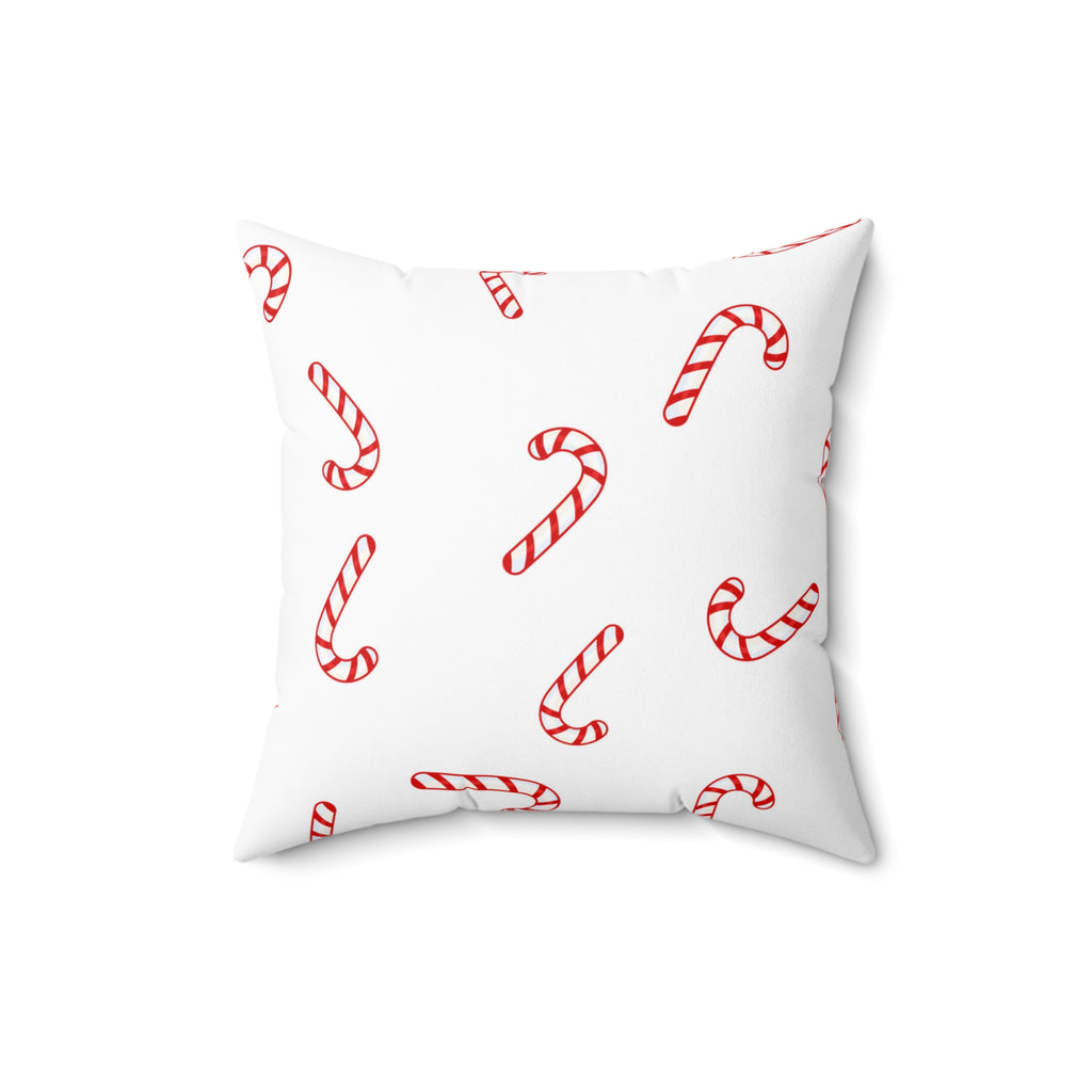 Mini Peppermint Candy CanesSquare Pillow