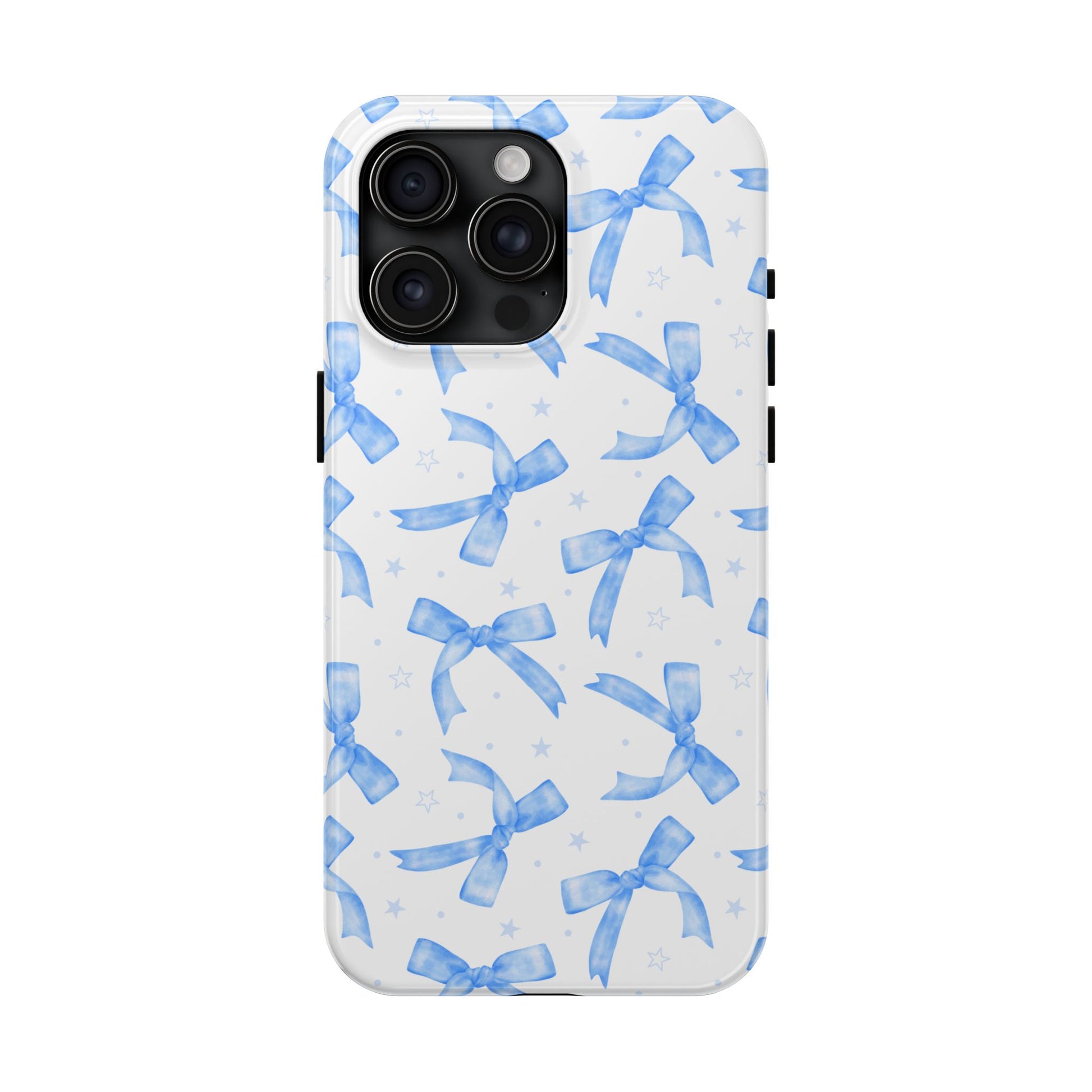 Lacey Baby Blue Ribbons Phone Case (Apple & Android)