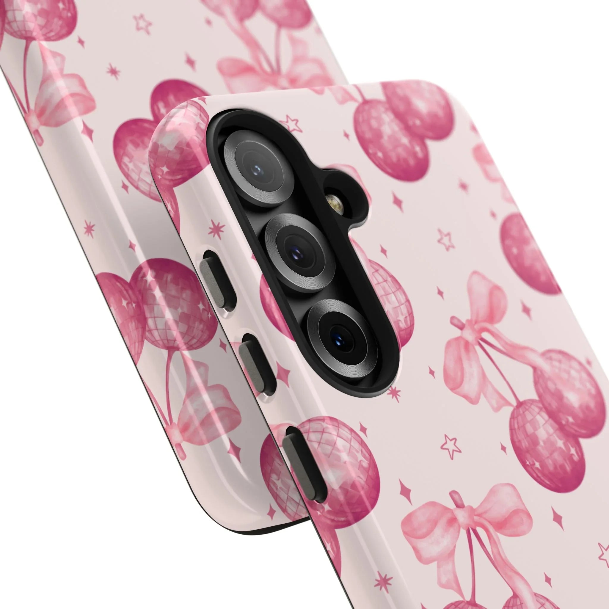 Disco Cherries Phone Case (Apple & Android) - Pink Sweetheart