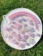 Pink Sakura Sugarplum Clog Charms Set