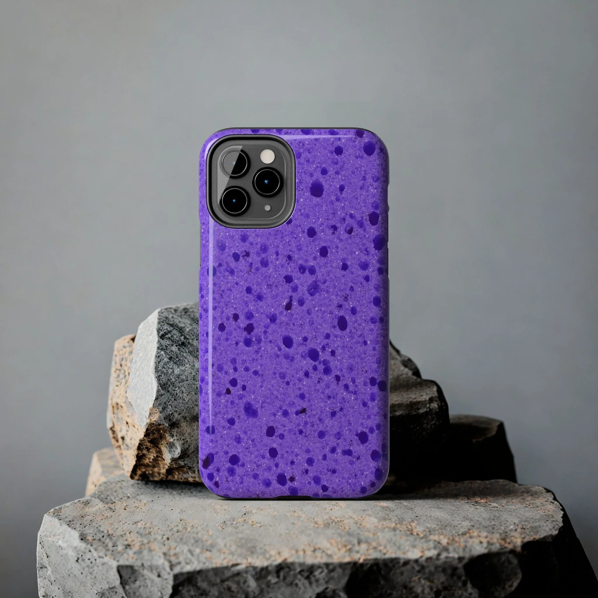 Purple Sponge Phone Case (Apple & Android) - Pink Sweetheart