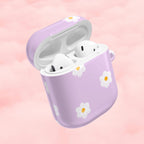 Purple Daisy Floral AirPod Case