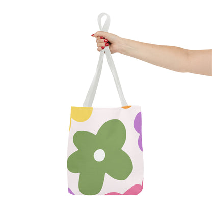 Retro Floral Tote Bag