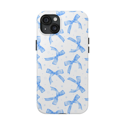 Lacey Baby Blue Ribbons Phone Case