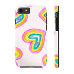 Rainbow Hearts Phone Case (Apple & Android)