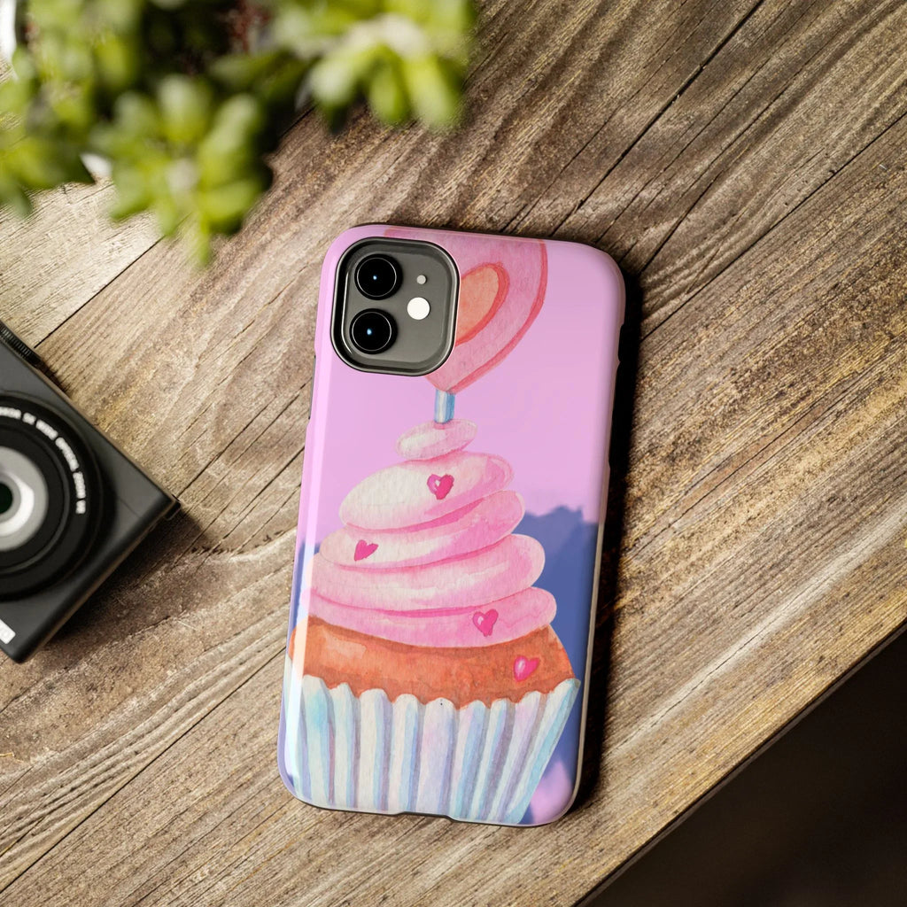 Cutie Cupcake Phone Case (Apple & Android) - Pink Sweetheart