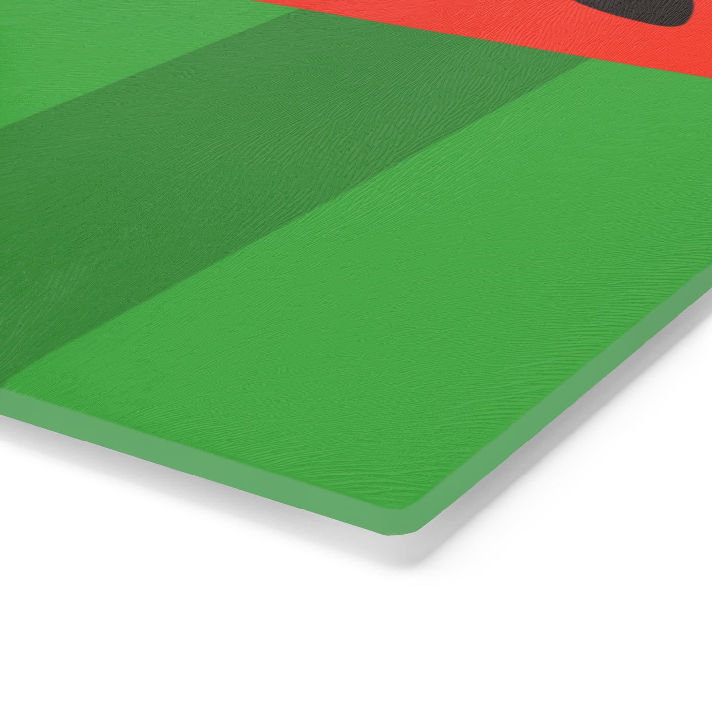 Watermelon Slice Glass Cutting Board