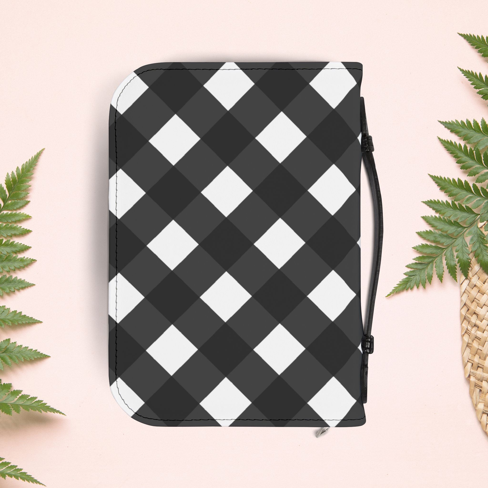 Black Gingham Book Cover