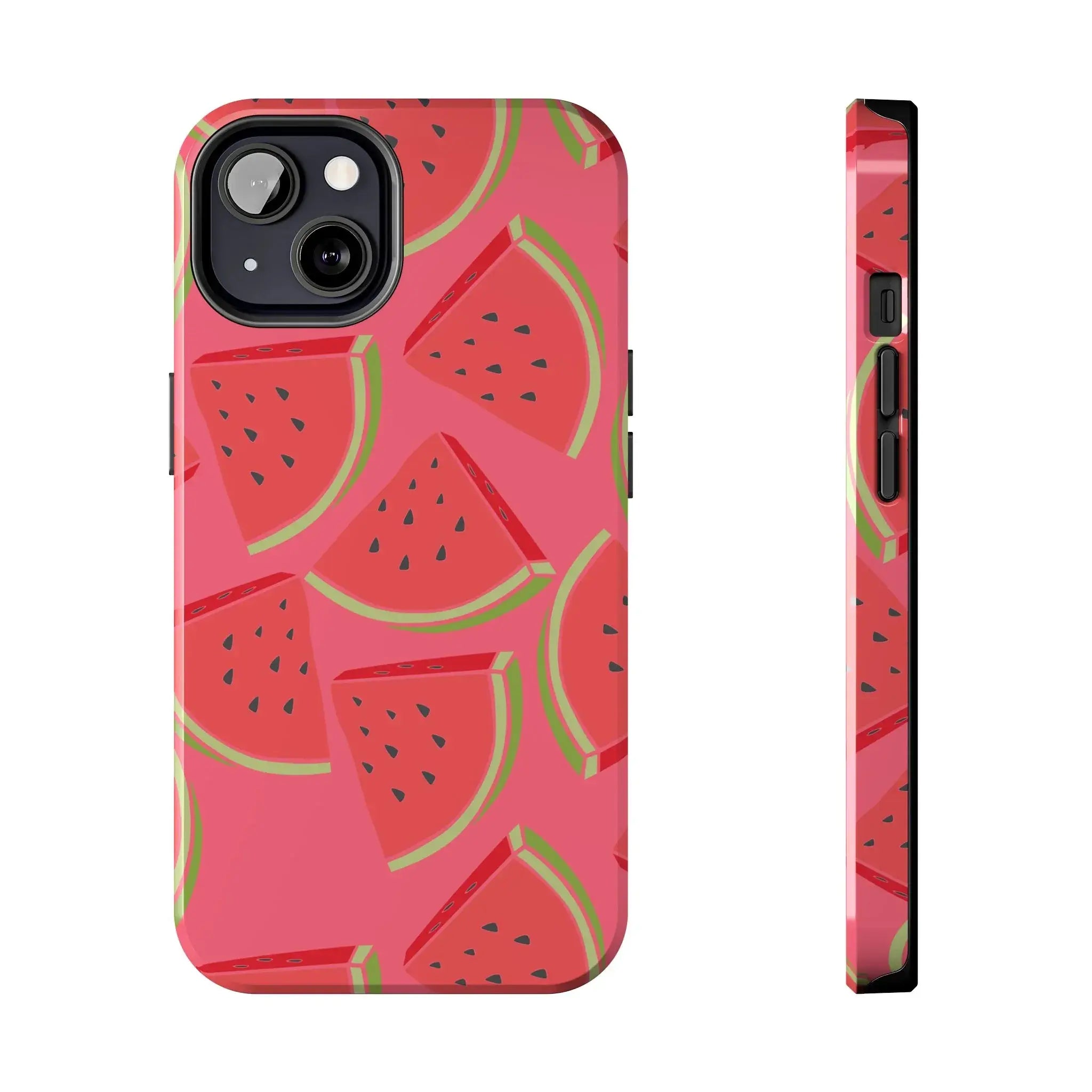 Watermelon Slices Phone Case (Apple & Android) - Pink Sweetheart