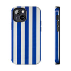 Blue & White Stripes Phone Case (Apple & Android)