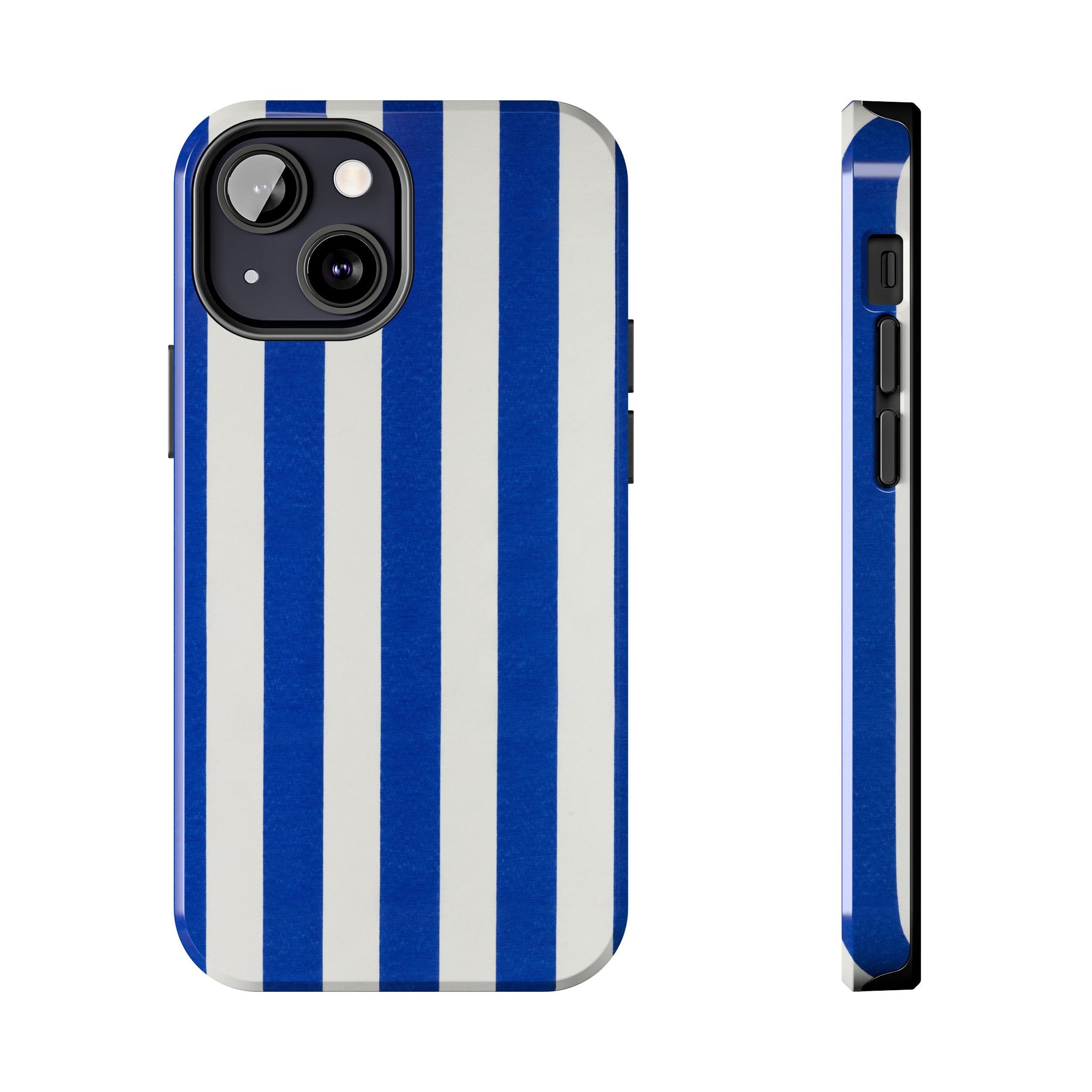 Blue & White Stripes Phone Case (Apple & Android)
