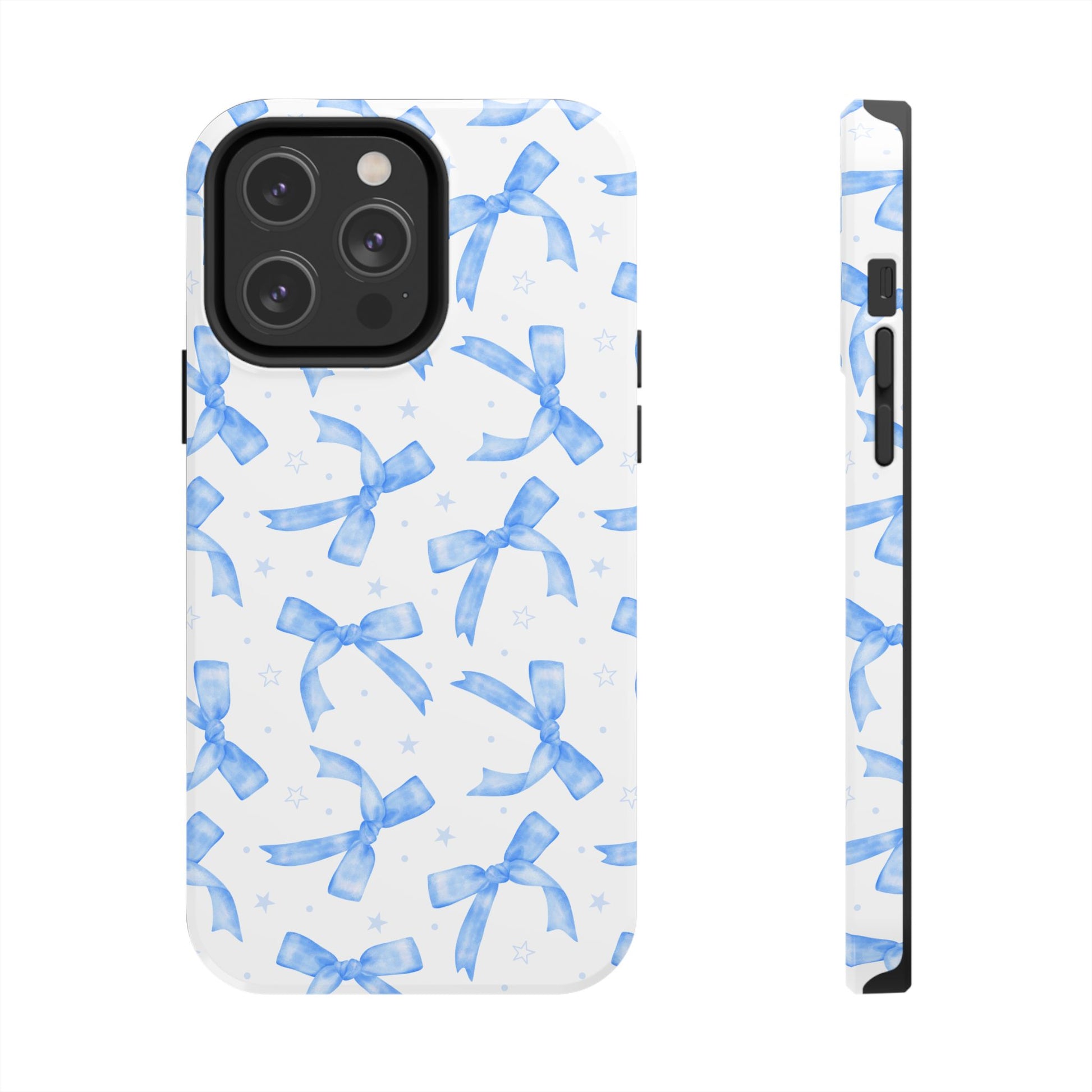 Lacey Baby Blue Ribbons Phone Case (Apple & Android)