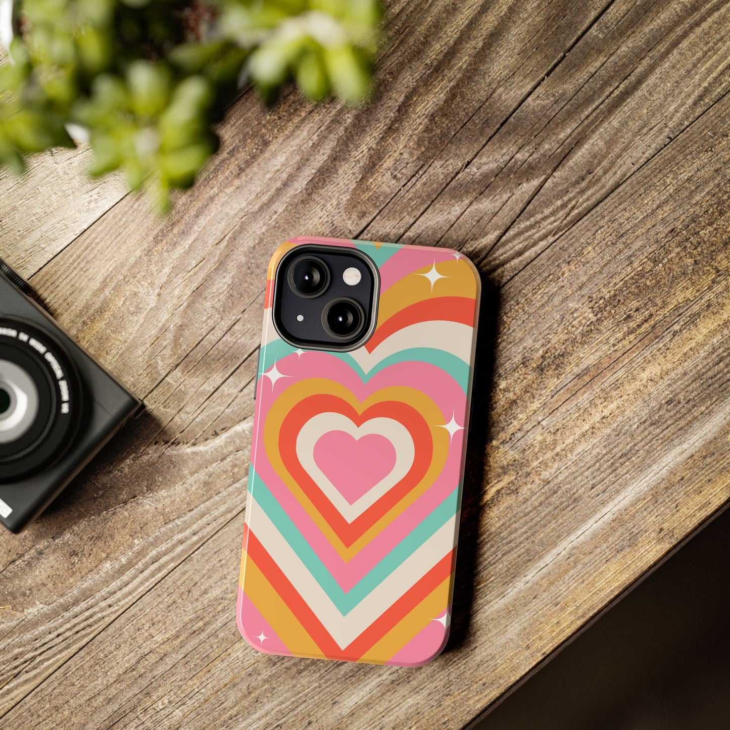 Psychedelic Hearts Phone Case