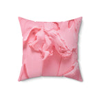 Pretty Pink Frosting Square Pillow