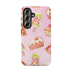 Tasty Pastry Treats Phone Case (Apple & Android) - Pink Sweetheart