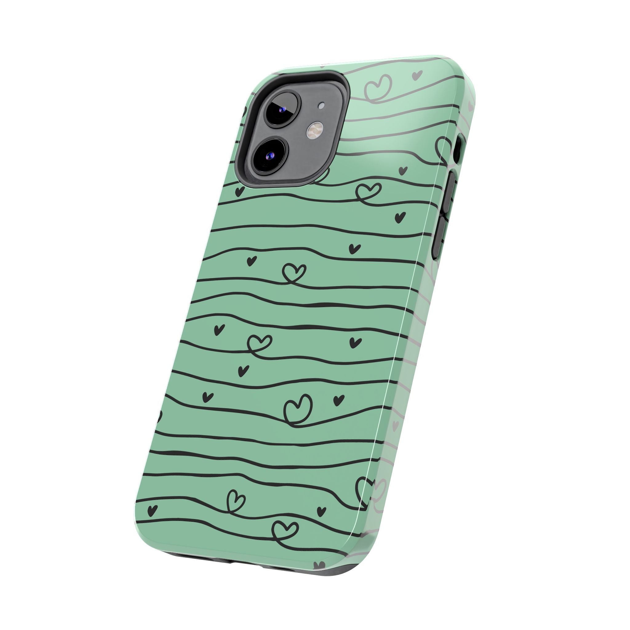 Scribble Love Hearts Phone Case (Apple & Android)