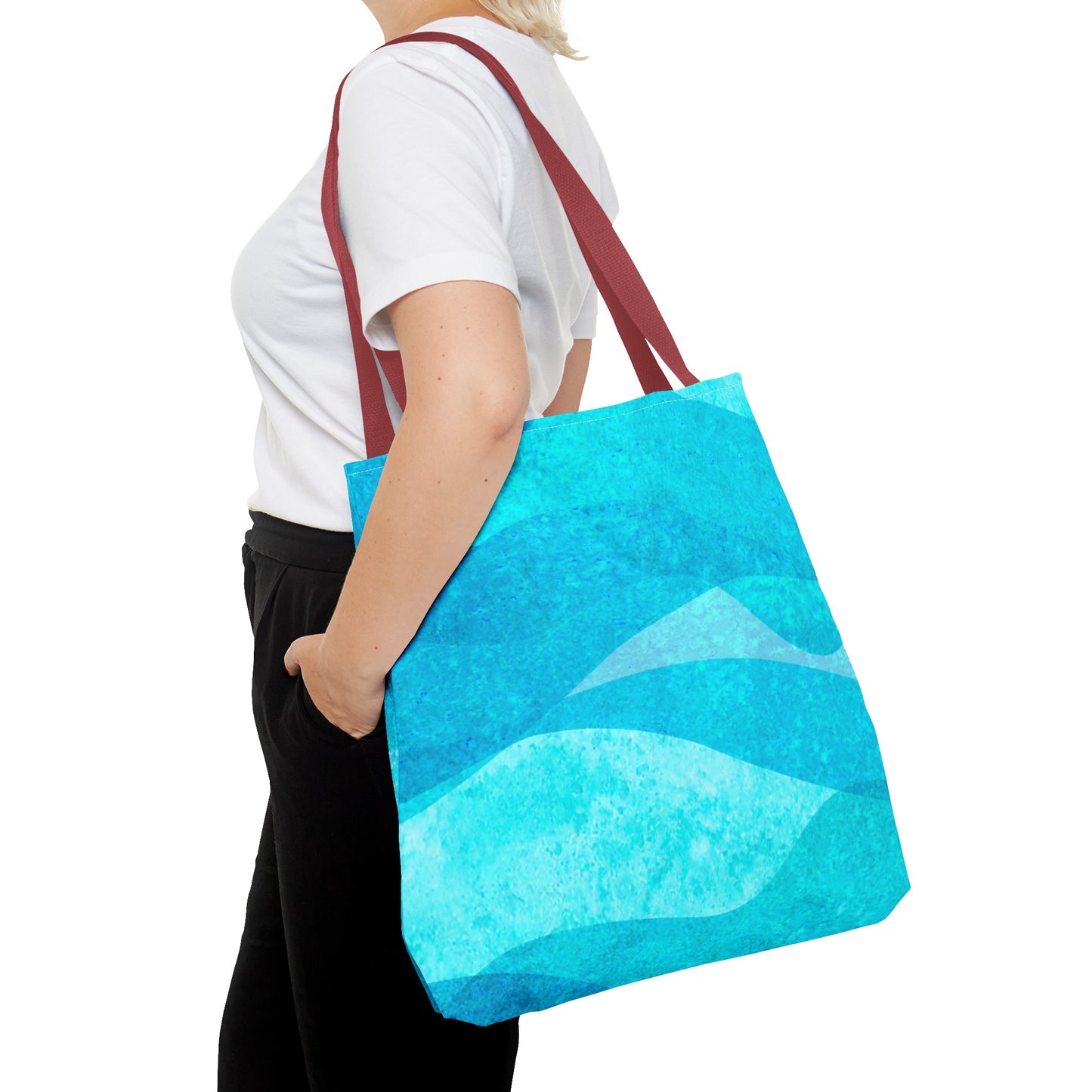 Blue Waves Tote Bag